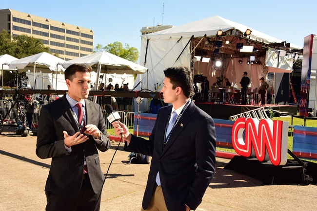 Chase the Race Student Reporters See Diverse Voices at GOP Debate