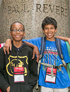 Middle school students for lasting friendships and learn leadership at JrNYLC Alumni.
