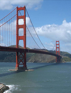 See the Golden Gate Bridge in San Francisco during your time at Intensive Law & Trial