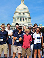 Junior National Young Leaders Conference students visit the U.S. Capitol Building