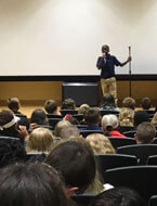 Student speaker at National Young Scholars Program