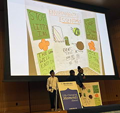 Students present their We the Future Project at the National Young Scholars Program