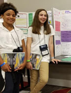 Scholars presenting their We The Future Project