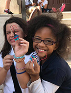 Students participate in a STEM challenge at NYLF Pathways to STEM