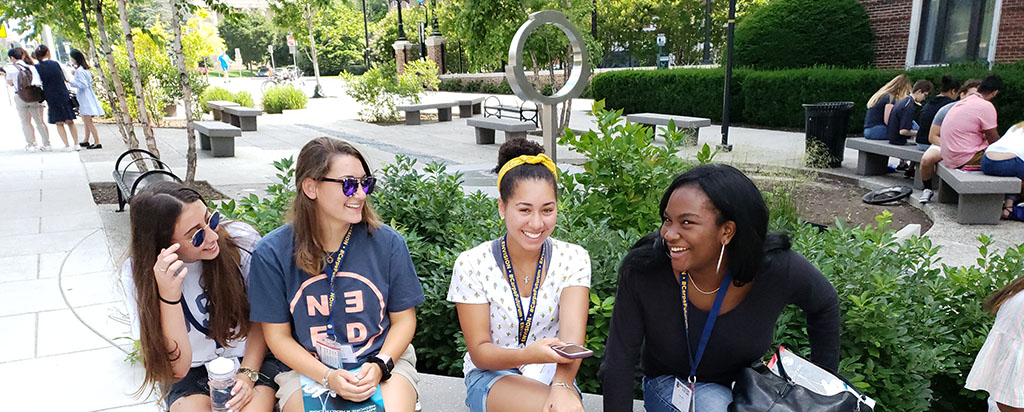 Envision students learn about college campus life