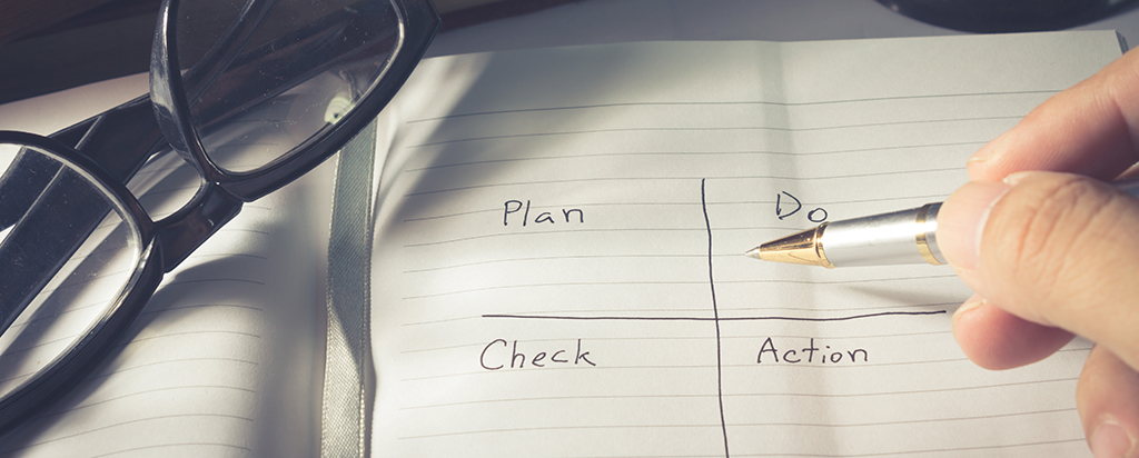 Plan Do Check Act Graph for Lean Methods