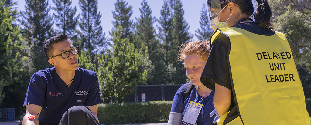Emergency medicine drills at Stanford University