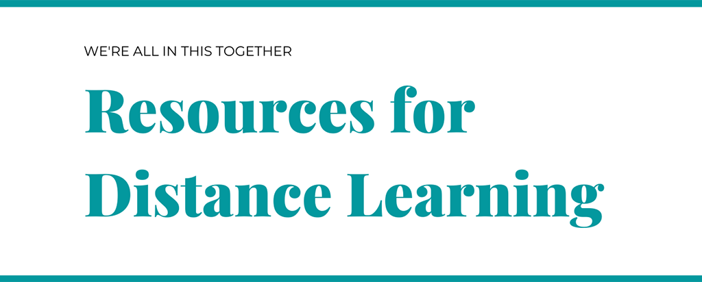 Distance Learning Resources